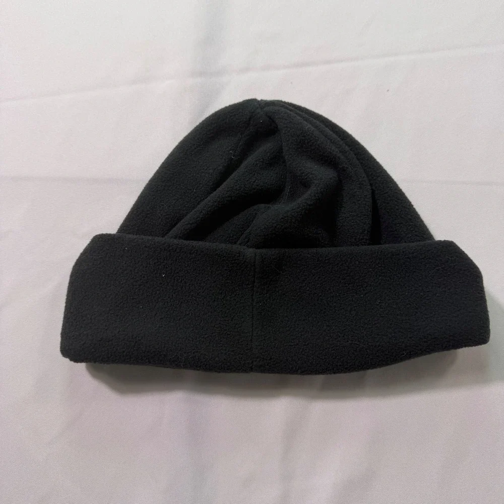 Columbia Kids Youth L/XL Fleece Beanie Hat Bundle Black Blue CY0079 Set of 2